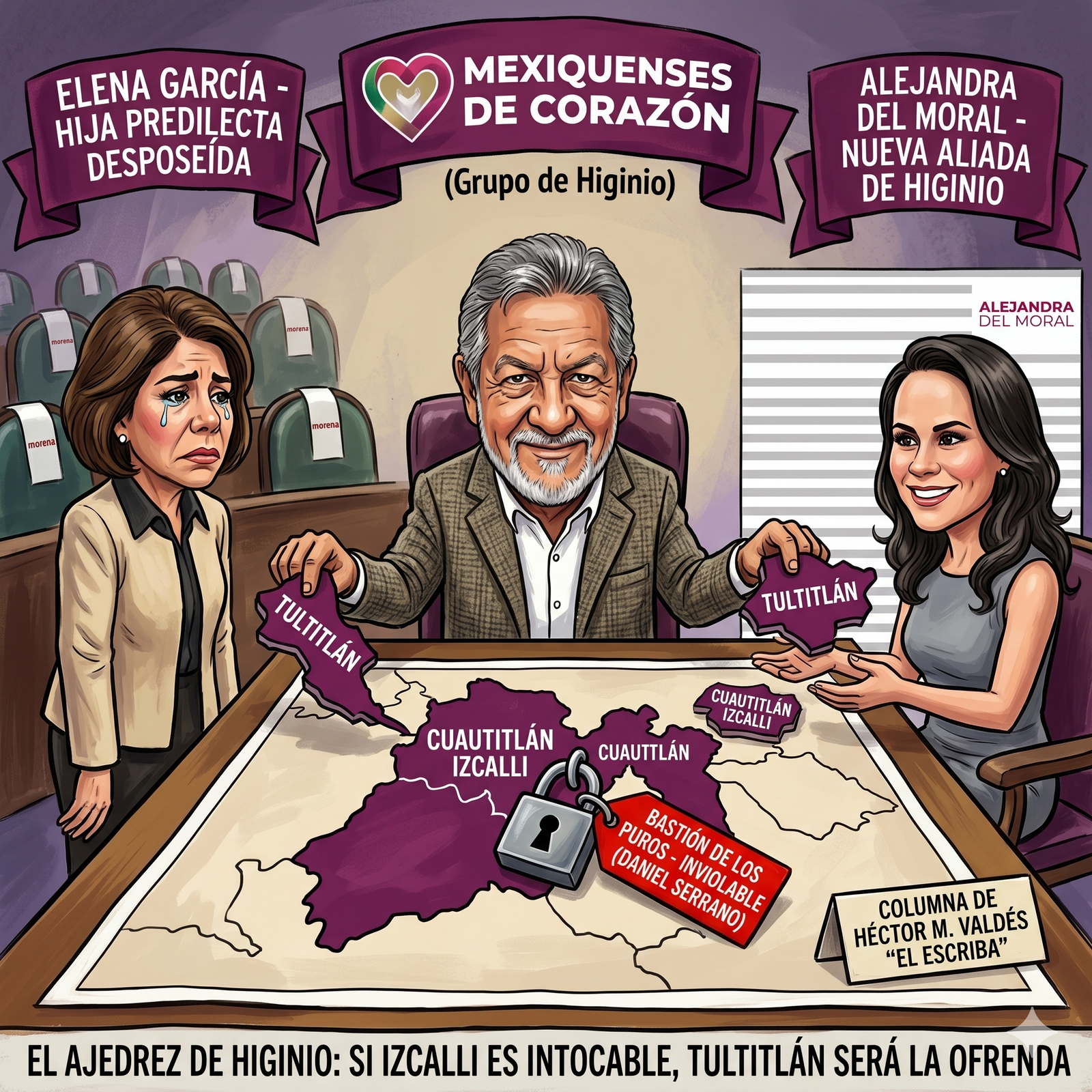 El ajedrez de Higinio: Si Izcalli es intocable, Tultitlán será la ofrenda para Ale Del Moral